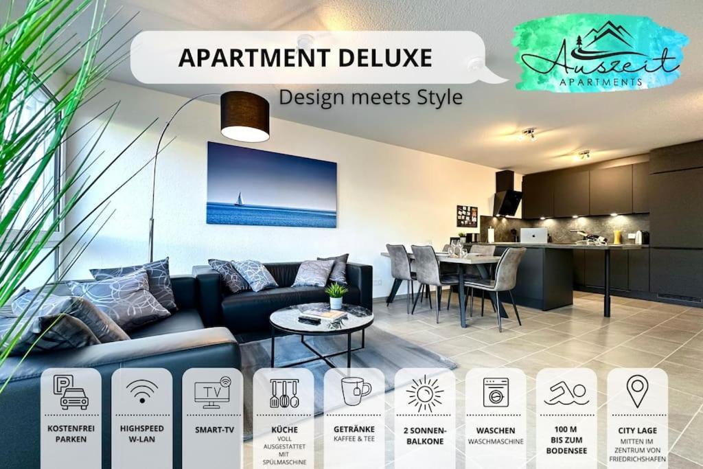 Auszeit Apartment Deluxe Фридрихсхафен Экстерьер фото